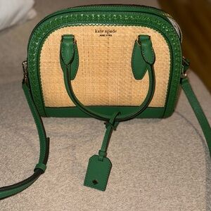 Kate Spade Green and Beige Bag